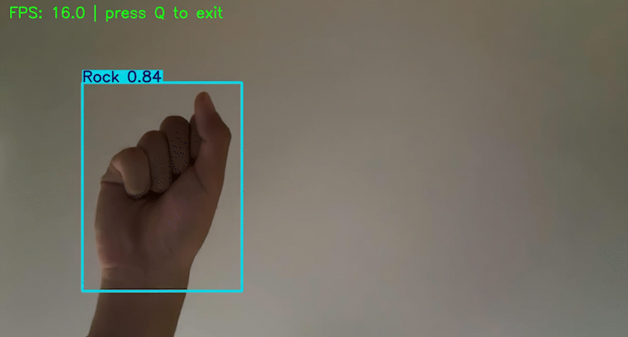 Rock Paper Scissors Detection Demo